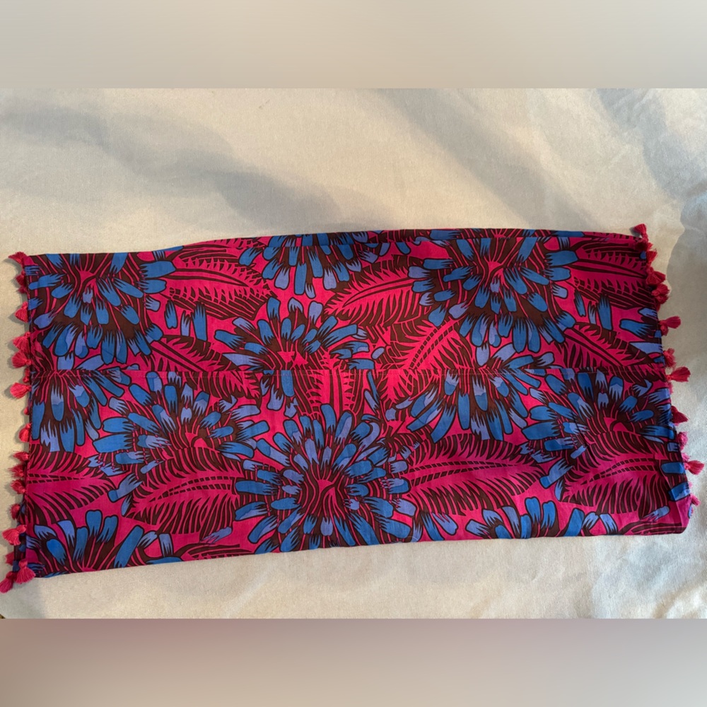 J crew purple and blue infinity scarf